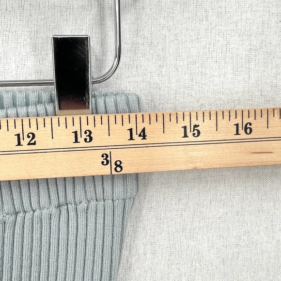 LUNYA Lounge Shorts Womens Large Chilled Blue Cozy Cotton Silk Bike Shorts NEW - Picture 12 of 14